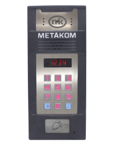 Многоабонентый антивандальный блок вызова со встроенной видеокамерой Метаком MК2018-RFiV в Абакане Блоки вызова многоабонентные Pintop.ru