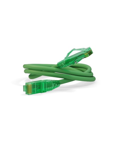 Патч-корд Hyperline PC-LPM-UTP-RJ45-RJ45-C6a-3M-LSZH-GN в Абакане Патчкорды (медные) Pintop.ru