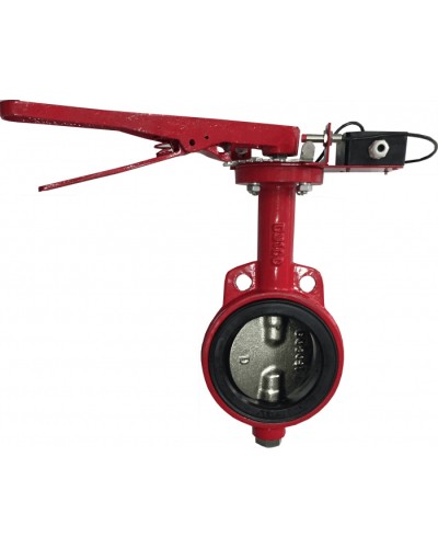 Затвор дисковый с электроприводом Спецавтоматика Зт 150/1,6(Р)-Ф.УЗ.1-АМК-150 с устройством контроля положения в Абакане Устройства пуска водяного пожаротушения Pintop.ru