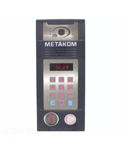 Многоабонентый антивандальный блок вызова со встроенной гибридной видеокамерой Метаком MК2018-TMRFVH в Абакане Блоки вызова многоабонентные Pintop.ru