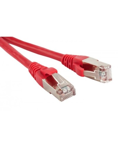 Патч-корд F/UTP Hyperline PC-LPM-STP-RJ45-RJ45-C6-15M-LSZH-RD в Абакане Патчкорды (медные) Pintop.ru