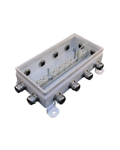 Коробка монтажная огнестойкая Гефест КМ-О (16к*6,0)-IP66 1224, 12 вводов 123х240х60 в Абакане Распределительные коробки Pintop.ru