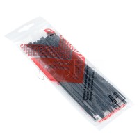 Хомут P6.6 стандартный (ч), 3.6x150 (50шт) FlexLock PROxima EKF (plc-fl-ctsb-3.6x150-r)