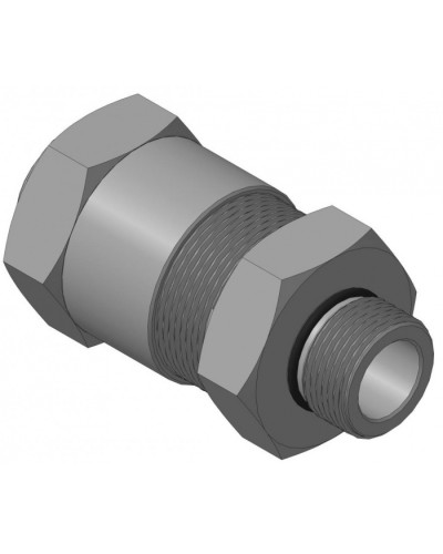 Кабельный ввод с резьбой G3/4 для прокладки кабеля в металлорукаве РЗ-ЦП-25, с уплотнением кабеля и проходным диаметром кабеля d=8-12 мм Спектрон КВМ-25/12-М-G3/4 в Абакане Аксессуары для кабель-канала Pintop.ru