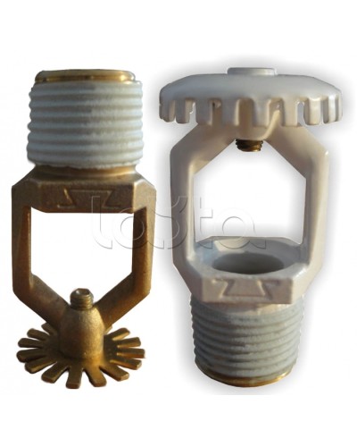 Ороситель дренчерный водяной и пенный Спецавтоматика ДУО0-РВд0,60-R1/2/В3-SU-К115 (белый) (RAL 9016) в Абакане Оросители Pintop.ru