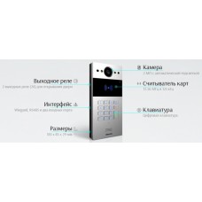 IP вызывная панель Akuvox R20K_IW_BK