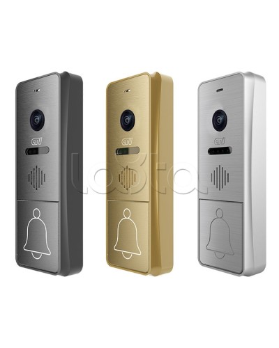 Панель вызывная CTV-D4004FHD (золото) в Абакане Вызывные видеопанели малоабонентные Pintop.ru