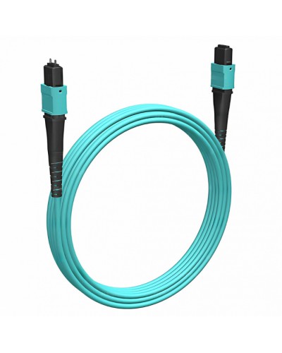 Кабельная сборка MPO(F) -MPO(M)-12 волокон 50/125 OM3, 2 m Cabeus (FOP-50-OM3-12-MPO(F)-12-MPO(M)-B-2m) в Абакане Кабельные сборки (оптические) Pintop.ru