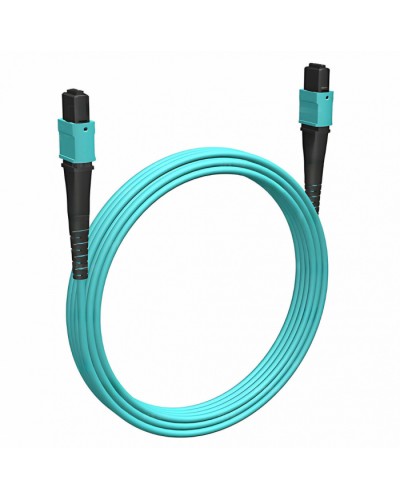 Кабельная сборка MPO(F) -MPO(F)-8 волокон 50/125 OM3, 10 m Cabeus (FOP-50-OM3-8-MPO(F)-8-MPO(F)-B-10m) в Абакане Кабельные сборки (оптические) Pintop.ru