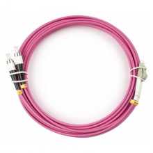 Шнур оптический duplex LC-FC 50/125 mm OM4 15м LSZH Cabeus FOP-50-OM4-LC-FC-15m