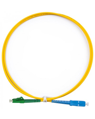 Шнур оптический simplex LC/APC-SC/UPC 9/125 sm 3м LSZH Cabeus FOP(s)-9-LC/APC-SC/UPC-3m в Абакане Патч-корды оптические Pintop.ru