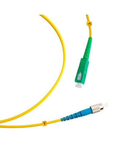 Шнур оптический simplex SC/APC-FC/UPC 9/125 sm 20м LSZH Cabeus FOP(s)-9-SC/APC-FC/UPC-20m в Абакане Патч-корды оптические Pintop.ru