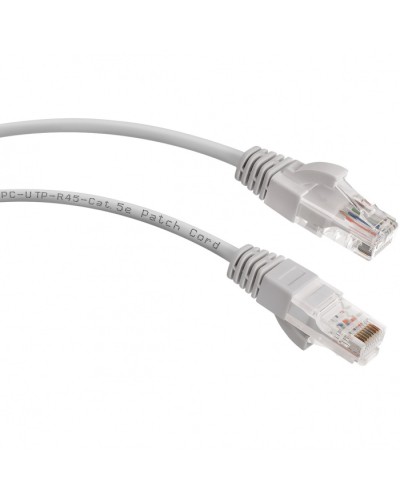 Шнур коммутационный 2xRJ-45/8P8C U/UTP кат.5е (1,5 м) Cabeus PC-UTP-RJ45-Cat.5e-1.5m в Абакане Патчкорды (медные) Pintop.ru