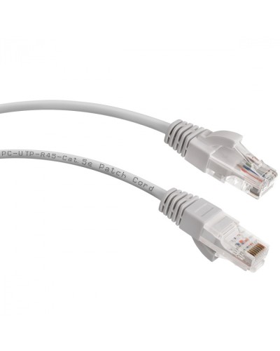 Шнур коммутационный 2xRJ-45/8P8C U/UTP кат.5е (3 м) Cabeus PC-UTP-RJ45-Cat.5e-3m в Абакане Патчкорды (медные) Pintop.ru
