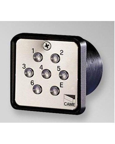 Клавиатура кодонаборная 7-кнопочная, встраиваемая Came 001S6000 в Абакане Запчасти для шлагбаумов и автоматики Pintop.ru