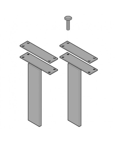 Кронштейны крепления створок C003 Came 119RICX014 в Абакане Запчасти для шлагбаумов и автоматики Pintop.ru