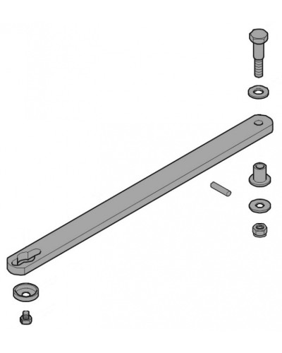 Рычаг прямой с креплением F7024N Came 119RID292 в Абакане Запчасти для шлагбаумов и автоматики Pintop.ru