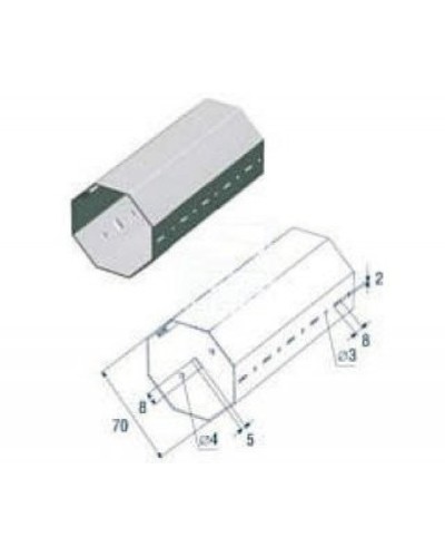 Выходной фланец G12000 Came 119RIG112 в Абакане Запчасти для шлагбаумов и автоматики Pintop.ru