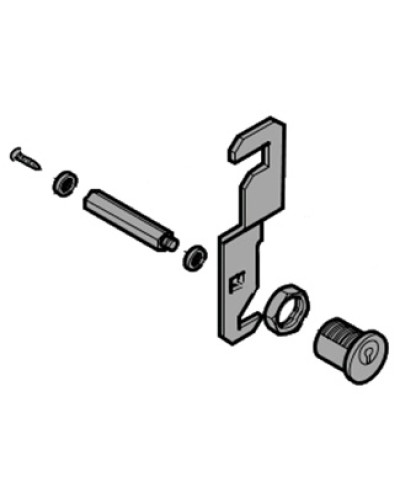 Замок дверцы G4040 Came 119RIG411 в Абакане Запчасти для шлагбаумов и автоматики Pintop.ru