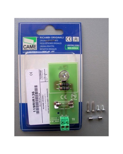 Плата TX DIR Came 119RIR136 в Абакане Запчасти для шлагбаумов и автоматики Pintop.ru