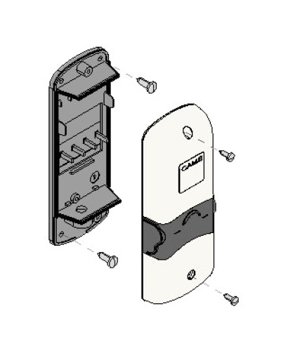 Корпус передатчика DIW01 DIW03 DB Came 119RIR257 в Абакане Запчасти для шлагбаумов и автоматики Pintop.ru