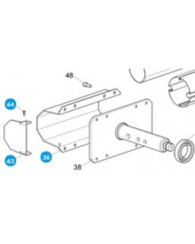 Плата LBC для MA7032 MA7034 Came 3199LBP7 в Абакане Запчасти для шлагбаумов и автоматики Pintop.ru