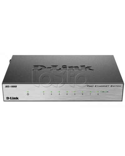 Коммутатор D-Link DES-1008D/L2B в Абакане Коммутаторы Pintop.ru