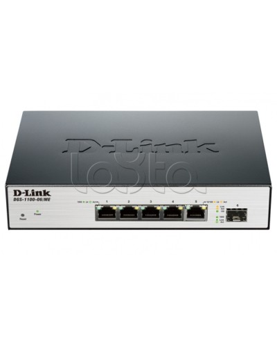 Коммутатор 6-портовый D-Link DGS-1100-06/ME/A1B в Абакане Коммутаторы Pintop.ru