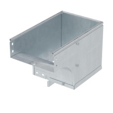 Угол CDSS 90 вертикальный внеш. переходник лев. осн. 150 H80 горячеоцинкованный DKC 37023KHDZ