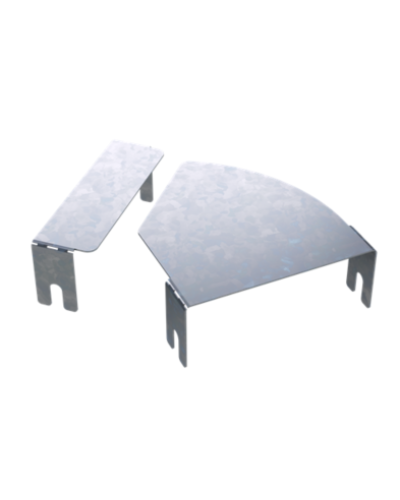 Крышка д/угла гор.изм.CPO 0-44 осн.100 DKC (38010HDZL) в Абакане Аксессуары для лотков Pintop.ru