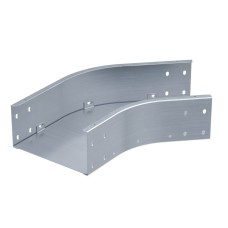 Угол горизонтальный 45 градусов 80х80, 2,0 мм DKC SCH808K