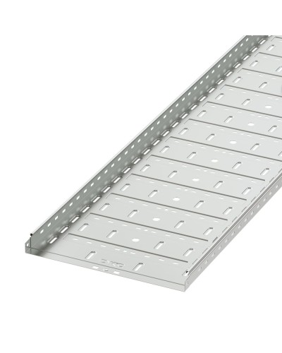 Лоток перфорированный 500х50 L3000, горячеоцинкованный DKC 35267HDZ в Абакане Кабельные лотки Pintop.ru