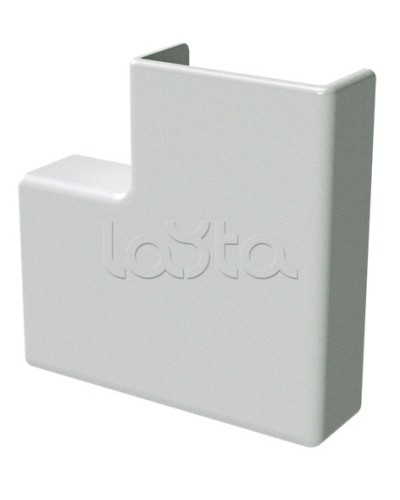 Угол плоский белый 22x10 DKC (00407R) в Абакане Аксессуары для кабель-канала Pintop.ru