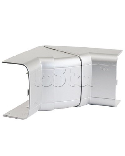 Угол внутренний 110х50 мм, изменяемый 70-120°, цвет серый металлик DKC 01051G в Абакане Аксессуары для кабель-канала Pintop.ru