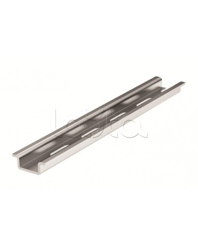 DIN-рейка OMEGA 2F 15.5х5.5 с перфорацией DKC 02130 в Абакане Крепежные изделия Pintop.ru