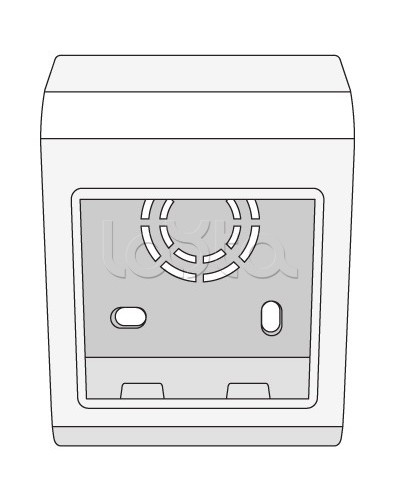 Коробка монтажная под 2 модуля VIVA PDD DKC 10033 в Абакане Аксессуары для кабель-канала Pintop.ru