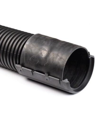 Муфта соединительная (разъемная с фиксатором) для трубы двустенной диам. 110 мм DKC(017110) в Абакане Повороты, муфты, тройники Pintop.ru