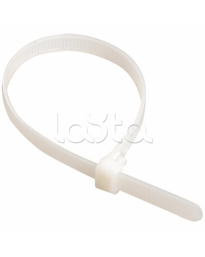 Хомут-стяжка нейлоновый, стандартный P6.6 9x780 белый DKC (25234) (100 шт/уп) в Абакане Стяжки-хомуты Pintop.ru