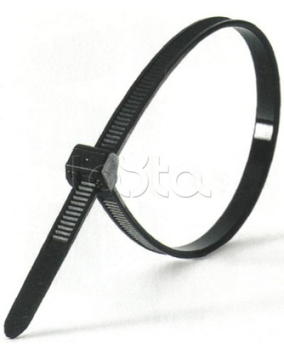 Хомут-стяжка нейлоновый, стандартный P6.6 7.8x365 чёрный DKC 25327 (100 шт/уп) в Абакане Стяжки-хомуты Pintop.ru