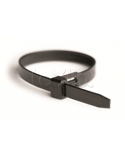 Хомут P6.6 многоразовый, черный, 7,5x200 DKC 25350 в Абакане Стяжки-хомуты Pintop.ru