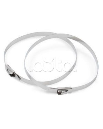 Хомут-стяжка нержавеющая сталь AISI 304 4.6x300 DKC 27406 (50 шт/уп) в Абакане Стяжки-хомуты Pintop.ru