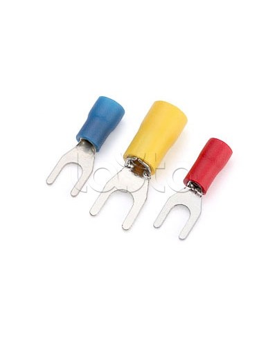 Наконечник вилочный с изолир.фланцем 1,5-2,5 кв.мм 4,1 мм (НВИ) DKC 2B14P в Абакане Крепежные изделия Pintop.ru