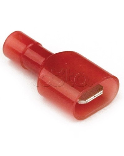 Наконечник плоский полностью изолир. (вилка) 2,5-6 кв.мм 6,3х0,8 мм (РППИ-П) DKC 2C22TP в Абакане Крепеж Pintop.ru