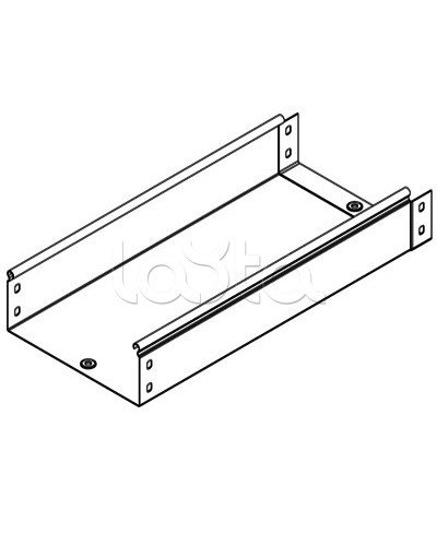 Лоток неперфорированный металлический 150х80 мм L 2000 DKC 35053 в Абакане Кабельные лотки Pintop.ru