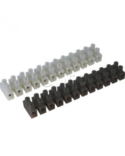 Клемник полипропилен черный, 12р,450V, 24A, 4 мм.кв DKC 43212PL/R в Абакане Клеммные колодки Pintop.ru