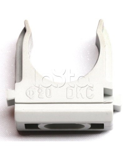 Держатель с защелкой, д.20мм, в упаковках по 10шт. DKC 51020R10 в Абакане Держатели, клипсы, скобы Pintop.ru