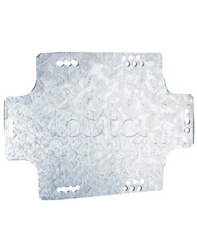 Монтажная пластина из оцинк. стали 206х164х1,5мм, для коробок 240х190мм DKC 59607 в Абакане Крепежные изделия Pintop.ru