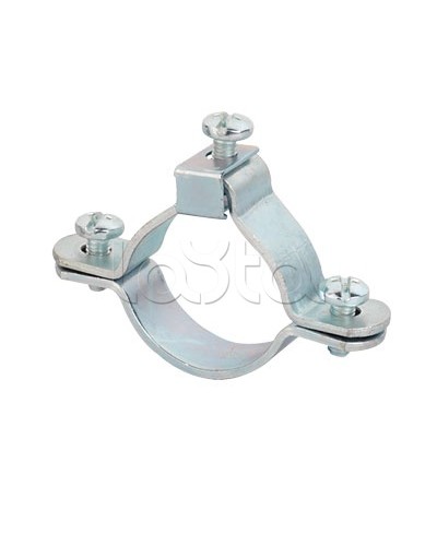 Хомут заземления для труб 16-3/8 мм, оцинкованная сталь DKC 6042-16 в Абакане Стяжки-хомуты Pintop.ru