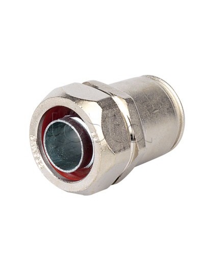 Муфта металлорукав DN 20-жесткая труба д.25мм, IP66/IP67, никелированная латунь DKC 6117-25N в Абакане Повороты, муфты, тройники Pintop.ru