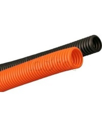 Труба гофрированная ПНД 25 мм лёгкая без протяжки цвет оранжевый DKC 70925 в Абакане Труба гофрированная Pintop.ru